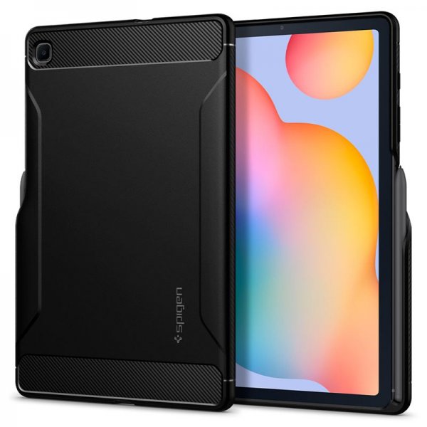 Spigen Samsung Galaxy Tab S6 Lite Skal Rugged Armor Svart