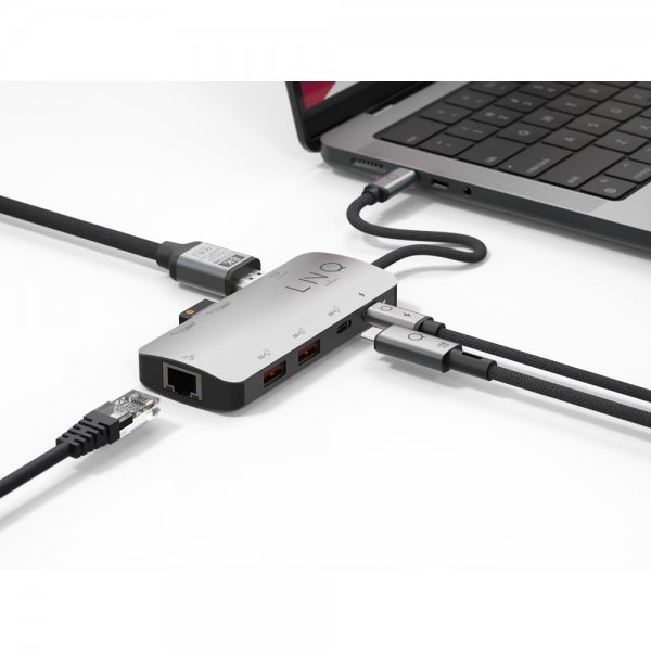 LINQ USB-C till HDMI 8K/60Hz Adapterkabel 2m