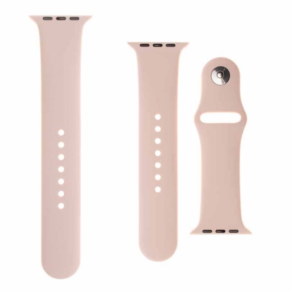 Fixed Apple Watch 44/45/46mm/Apple Watch Ultra Armband Silicone Strap Rosa