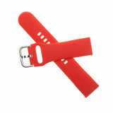 Fixed Samsung Galaxy Watch 20mm Armband Silicone Strap Röd