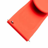 Fixed Samsung Galaxy Watch 22mm Armband Silicone Strap Röd