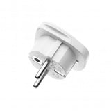 Fixed Reseadapter Schuko EU/Världen Vit