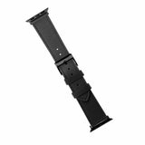Fixed Apple Watch 44/45/46mm/Apple Watch Ultra Armband Leather Strap Svart