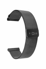 Fixed Samsung Galaxy Watch 20mm Armband Mesh Strap Svart