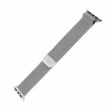 Fixed Apple Watch 38/40/41/42mm Armband Mesh Strap Silver