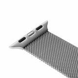 Fixed Apple Watch 38/40/41/42mm Armband Mesh Strap Silver