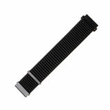Fixed Samsung Galaxy Watch 20mm Armband Nylon Strap Svart