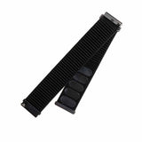 Fixed Samsung Galaxy Watch 22mm Armband Nylon Strap Svart