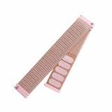 Fixed Samsung Galaxy Watch 20mm Armband Nylon Strap Roseguld