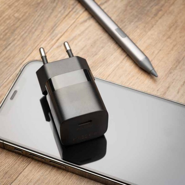 Fixed Laddare Mini PD Travel Charger USB-C 30W Svart