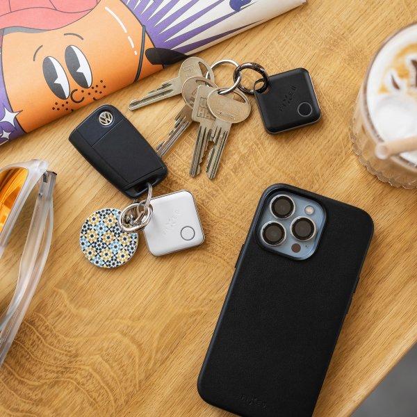 Fixed Tag Bluetooth Smart Tracker Find My Svart