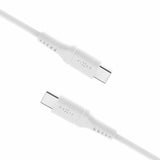 Fixed Kabel Liquid Silicone USB-C/USB-C 1.2m Vit