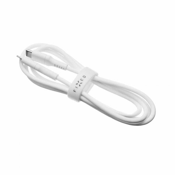 Fixed Kabel Liquid Silicone USB-C/USB-C 1.2m Vit