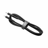 Fixed Kabel Liquid Silicone USB-C/Lightning 0.5m Svart