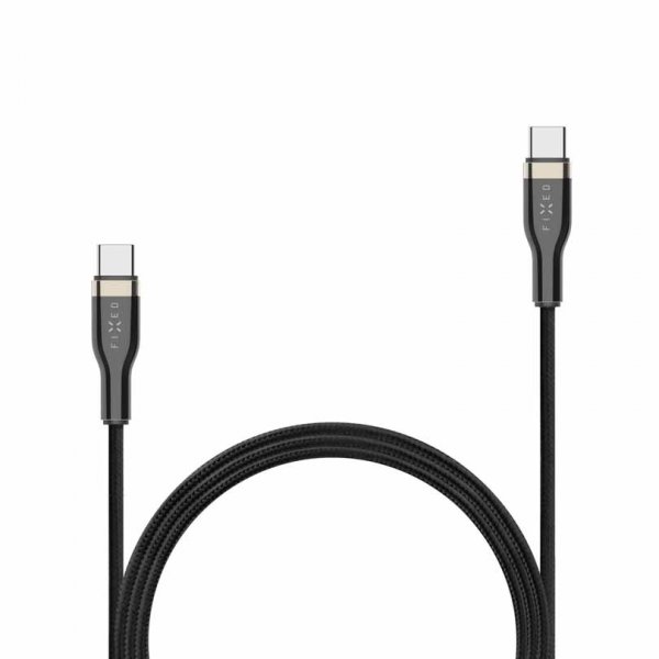 Fixed Kabel METAL Series USB-C/USB-C 0.5m Svart
