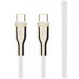 Fixed Kabel METAL Series USB-C/USB-C 2m Vit