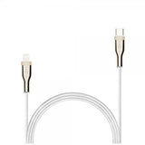 Fixed Kabel METAL Series USB-C/Lightning 2m Vit