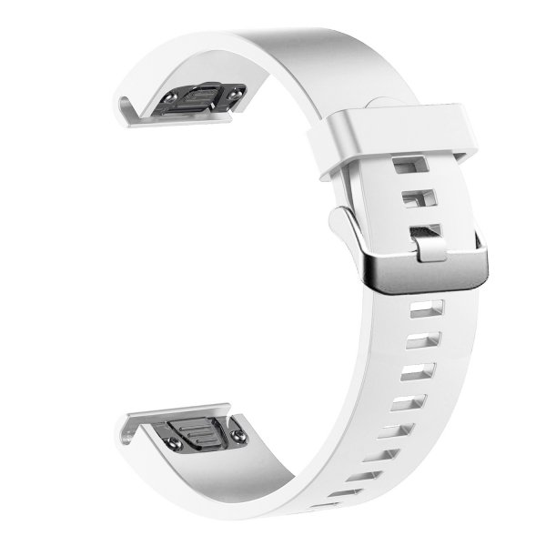 Fixed Garmin QuickFit 20mm Armband Silicone Strap Vit
