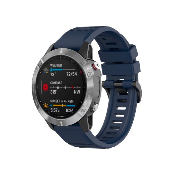 Fixed Garmin QuickFit 26mm Armband Silicone Strap Blå