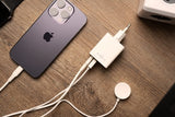 Fixed Laddare Dual Port 45W USB-C PD & USB-A