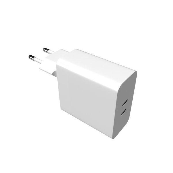 Fixed Supersnabb Laddare 2xUSB-C PD 3.0 65W