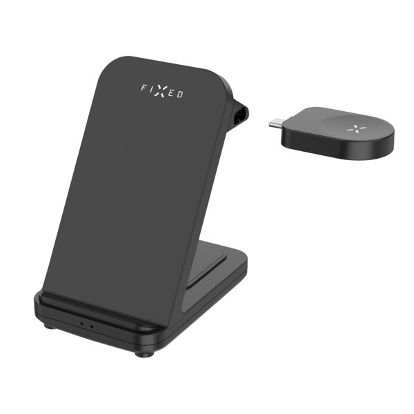 Fixed Trådlös Laddare Powerstation for Samsung 3in1 15W Svart