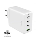 Fixed Laddare GaN100 3xUSB-C & 1xUSB-A
