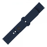 Fixed Samsung Galaxy Watch 20mm Armband Silicone Sporty Strap Blå