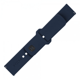 Fixed Samsung Galaxy Watch 22mm Armband Silicone Sporty Strap Blå