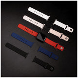 Fixed Apple Watch 38/40/41/42mm Armband Silicone Sporty Strap Svart