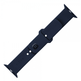 Fixed Apple Watch 44/45/46mm Armband Silicone Sporty Strap Blå