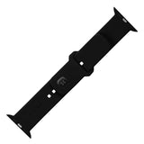 Fixed Apple Watch 38/40/41/42mm Armband Silicone Sporty Strap Svart