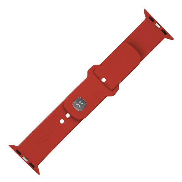 Fixed Apple Watch 38/40/41/42mm Armband Silicone Sporty Strap Röd