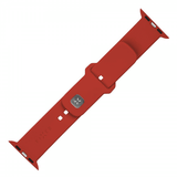 Fixed Apple Watch 38/40/41/42mm Armband Silicone Sporty Strap Röd
