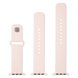Fixed Apple Watch 38/40/41/42mm Armband Silicone Sporty Strap Rosa