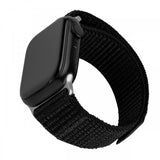 Fixed Apple Watch Ultra 49mm Armband Nylon Sporty Strap Svart