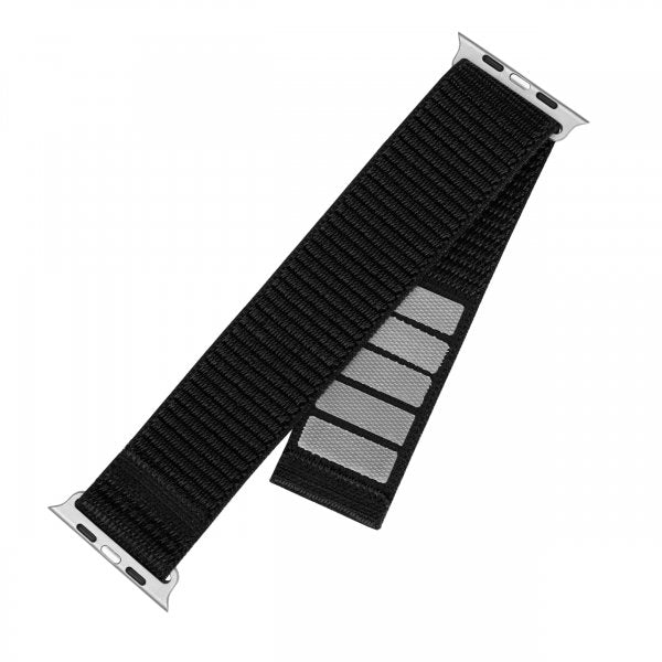 Fixed Apple Watch Ultra 49mm Armband Nylon Sporty Strap Svart