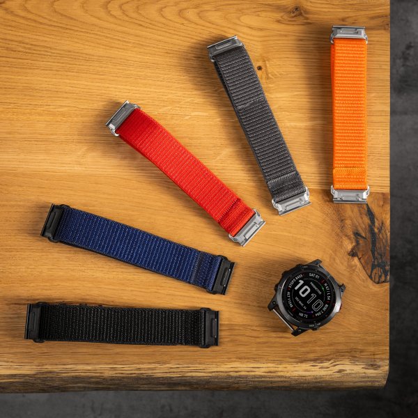 Fixed Garmin QuickFit 26mm Armband Nylon Strap Röd