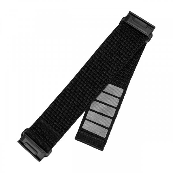 Fixed Garmin QuickFit 22mm Armband Nylon Strap Svart