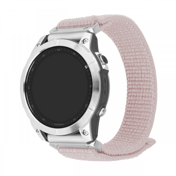Fixed Garmin QuickFit 22mm Armband Nylon Strap Roseguld