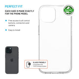 Fixed iPhone 14/iPhone 15 Skal ReStory Transparent