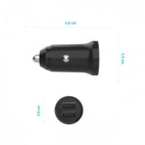 Fixed Mini Billaddare 2xUSB-A 15W