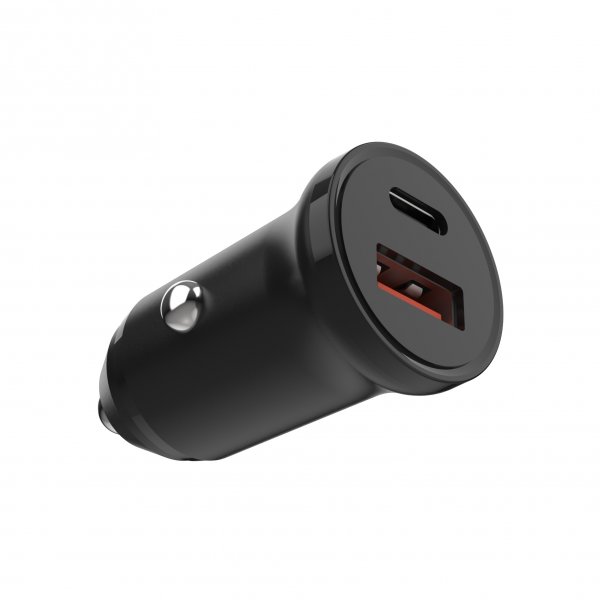 Fixed Billaddare USB-C/USB-A 20W