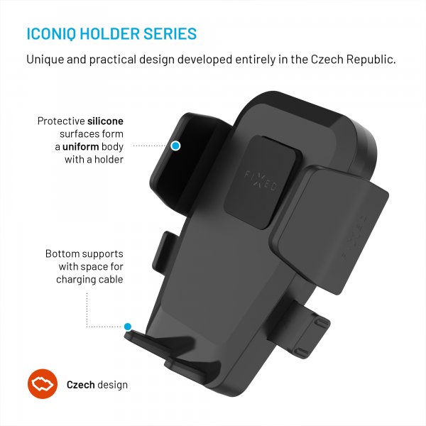 Fixed Iconiq XXL Telefonhållare till Bilen Vindruta/Instrumentbräda