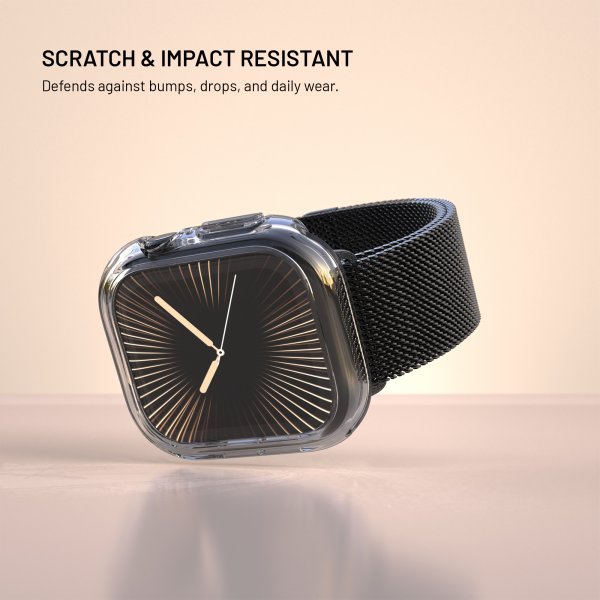 Fixed Apple Watch 46mm (Series 10) Skal med Inbyggt skärmskydd PURE