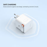 Fixed GaN65 Laddare med utdragbar USB-C Kabel 65W