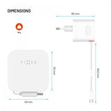 Fixed GaN65 Laddare med utdragbar USB-C Kabel 65W