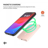 Fixed MagSafe Powerbank MagZen 5 Crystal Qi2 Rosa