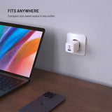 Fixed Laddare Mini PD 65W GaN USB-A & USB-C