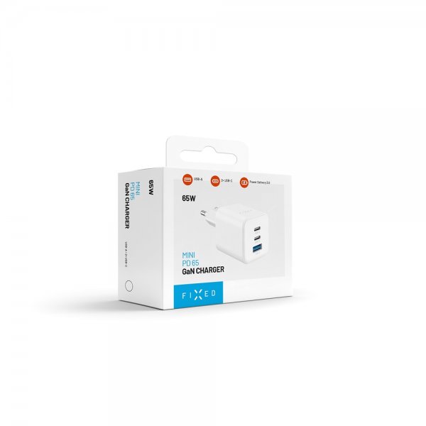 Fixed Laddare Mini PD 65W GaN USB-A & USB-C